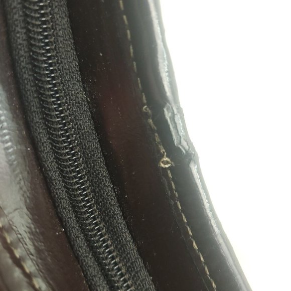 The Sak Womens Brown Crochet Shoulder Strap Lined Inner Pockets Hobo Bags - Picture 6 of 12